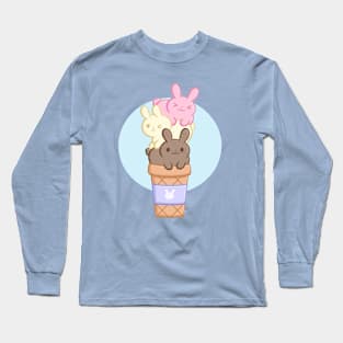 Bunny ice cream Long Sleeve T-Shirt